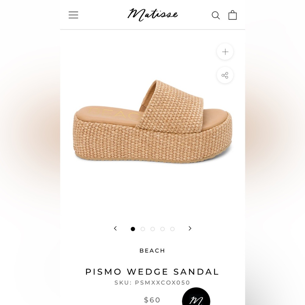 Beach by Matisse Platform Sandal